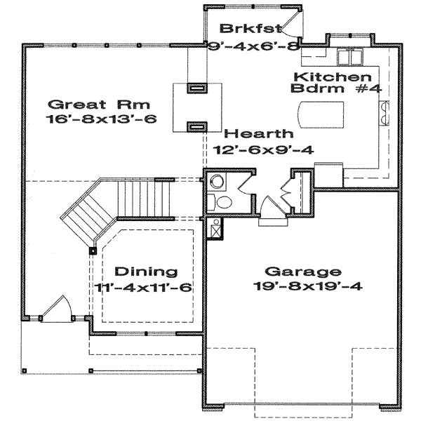 main floor house blueprint