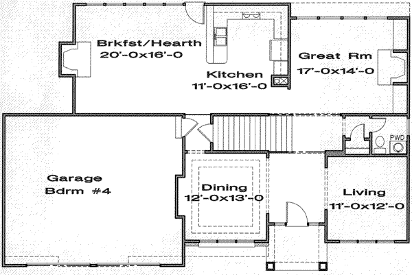 main floor house blueprint