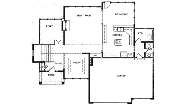 main floor house blueprint