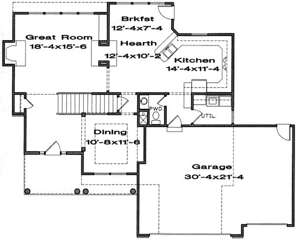 main floor house blueprint