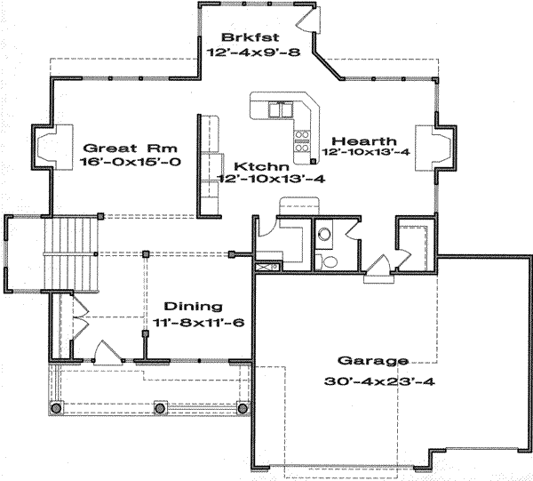 main floor house blueprint