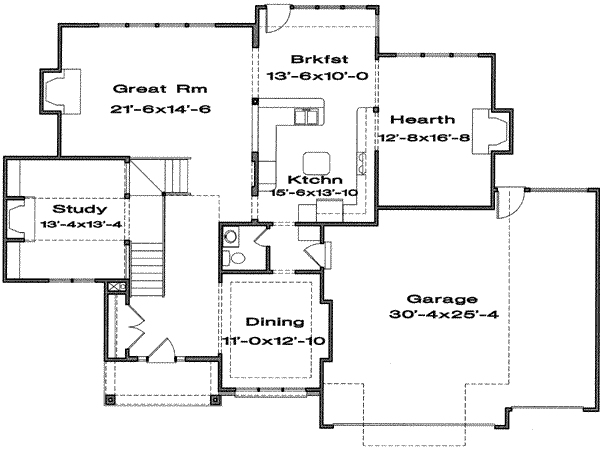main floor house blueprint