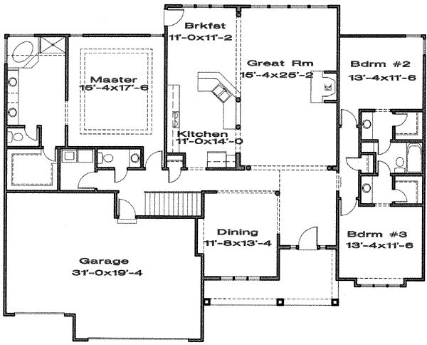 main floor house blueprint