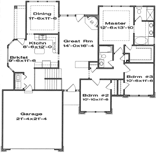 main floor house blueprint