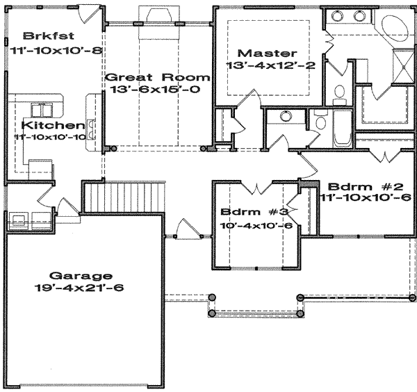 main floor house blueprint
