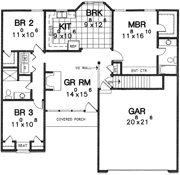 main floor house blueprint