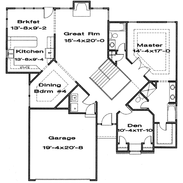 main floor house blueprint