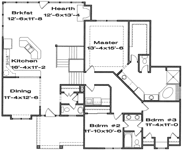 main floor house blueprint