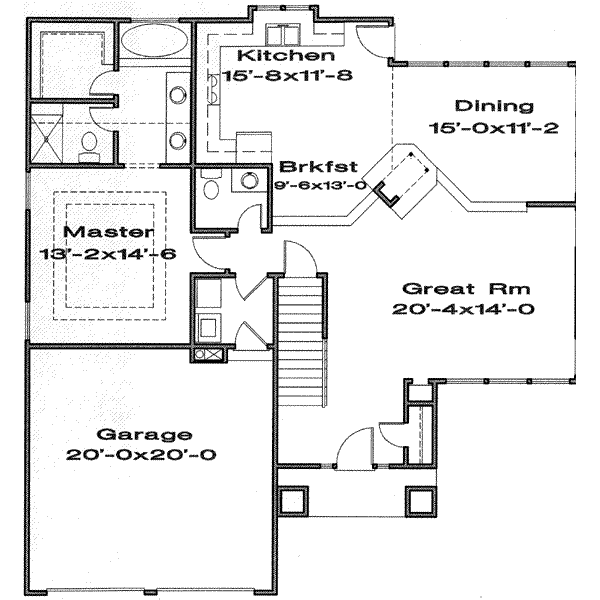 main floor house blueprint