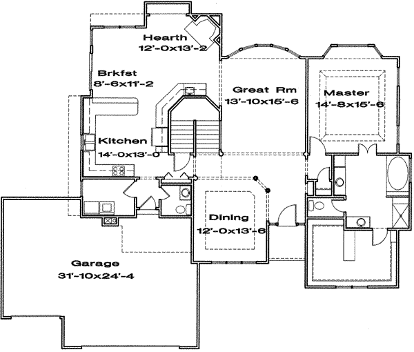 main floor house blueprint