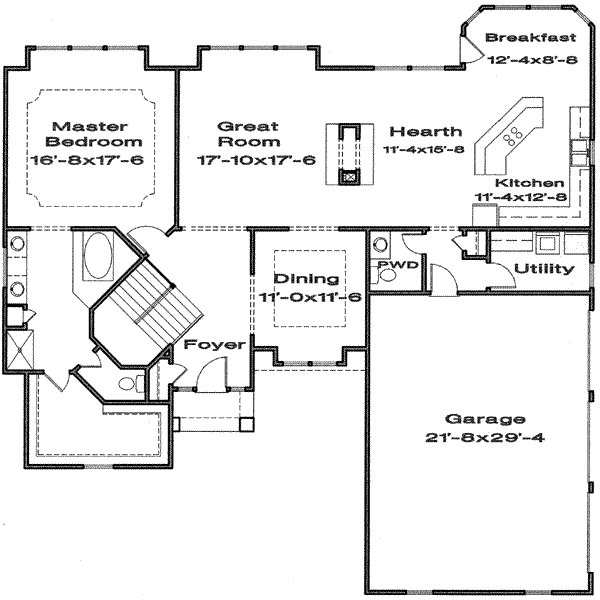 main floor house blueprint