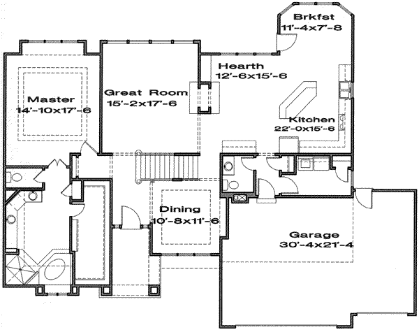 main floor house blueprint