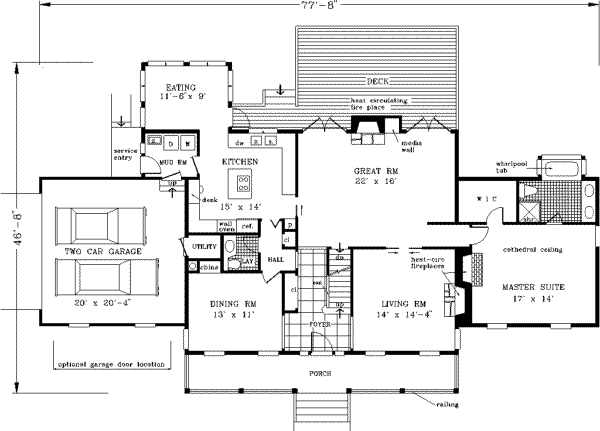 main floor house blueprint