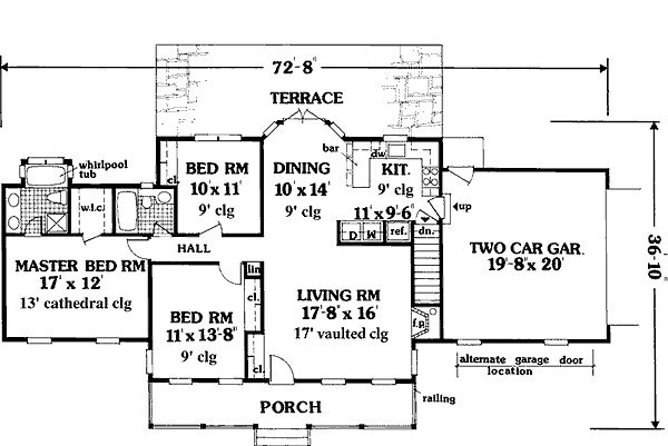 main floor house blueprint