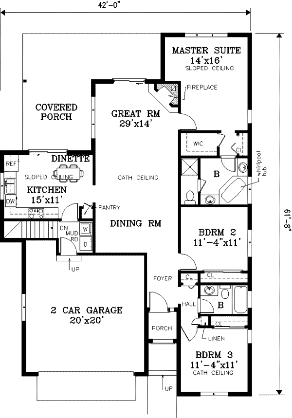 main floor house blueprint
