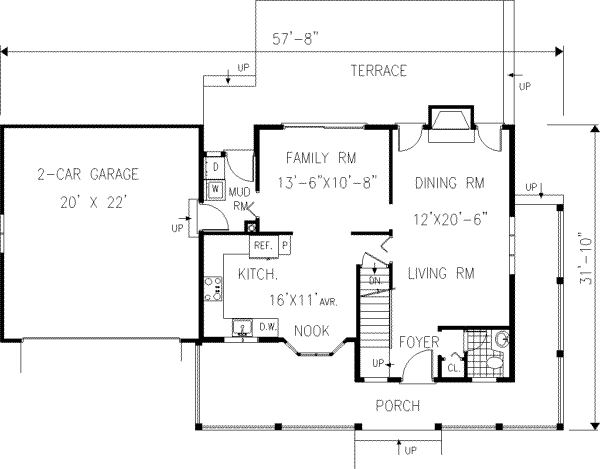 main floor house blueprint