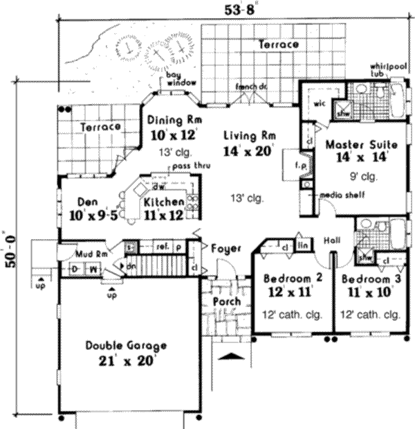 main floor house blueprint