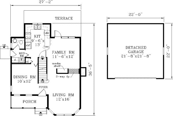 main floor house blueprint