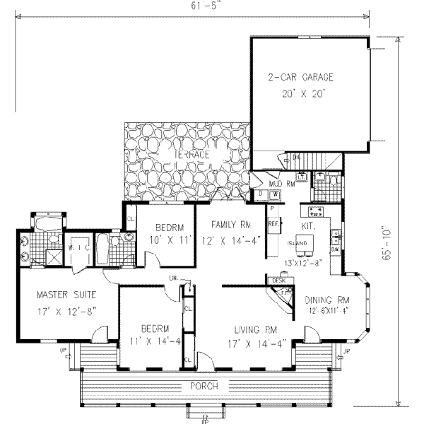 main floor house blueprint