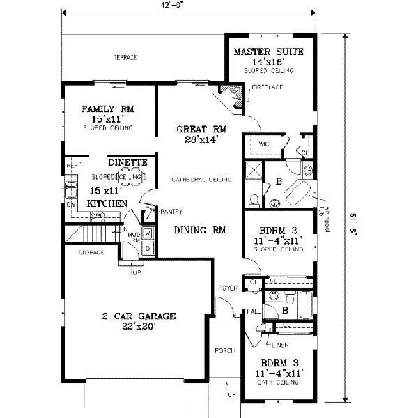 main floor house blueprint