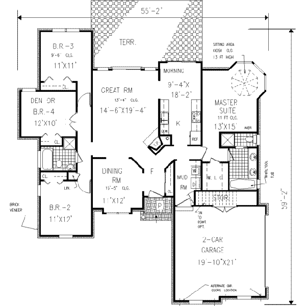 main floor house blueprint