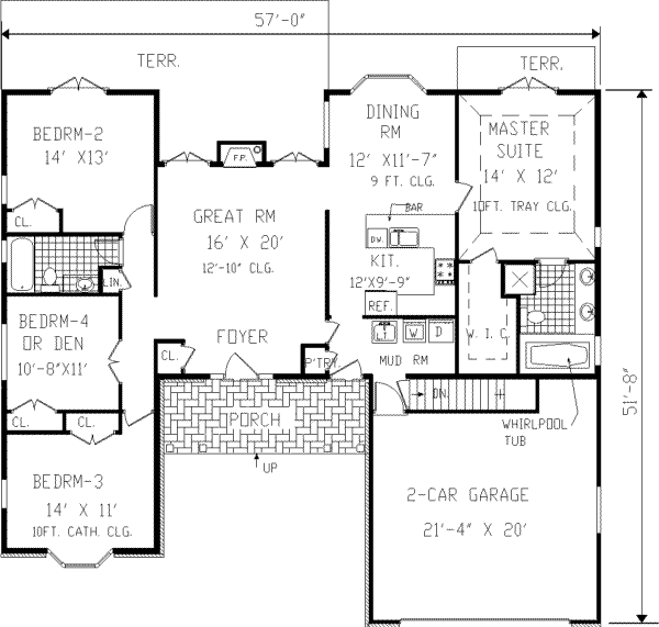 main floor house blueprint