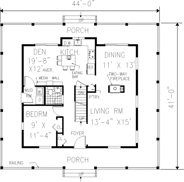 main floor house blueprint