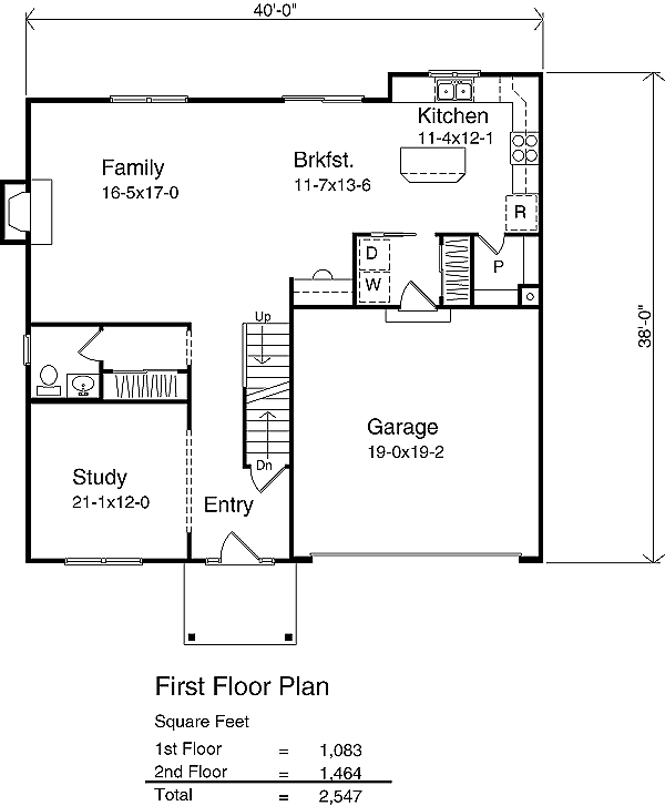 main floor house blueprint