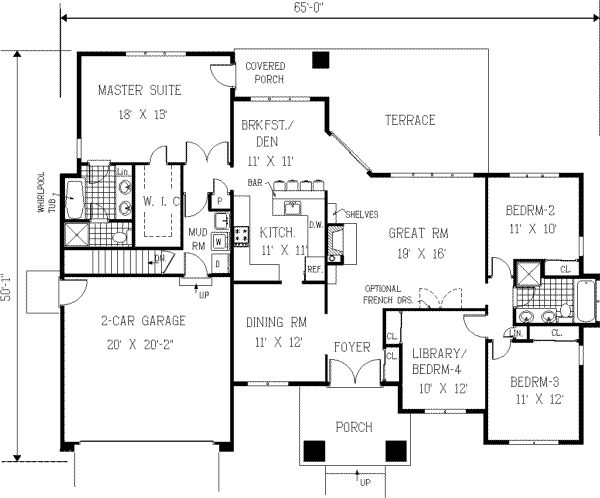 main floor house blueprint