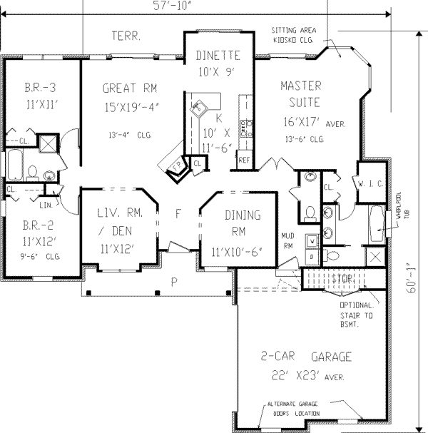main floor house blueprint