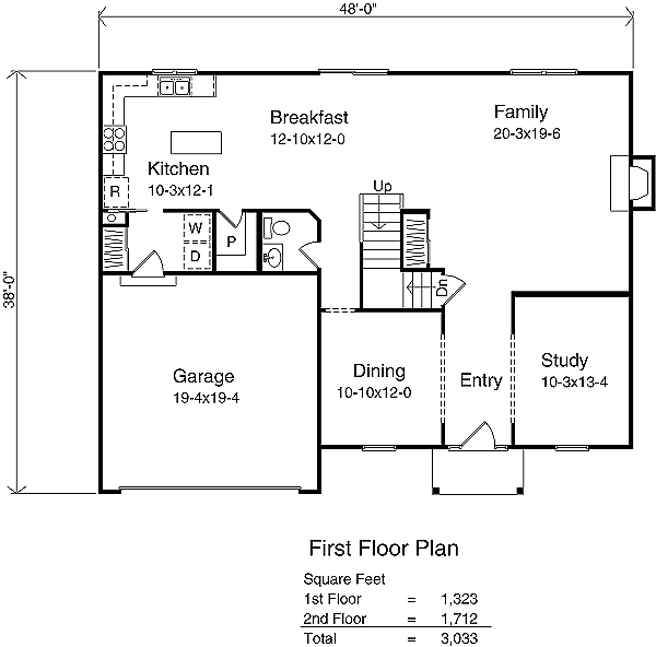 main floor house blueprint