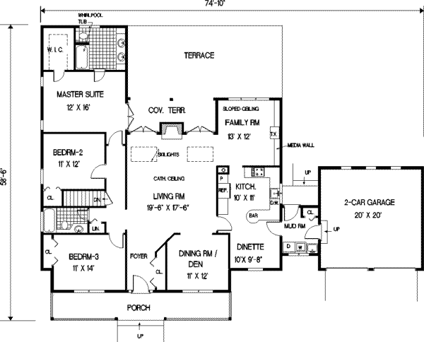main floor house blueprint