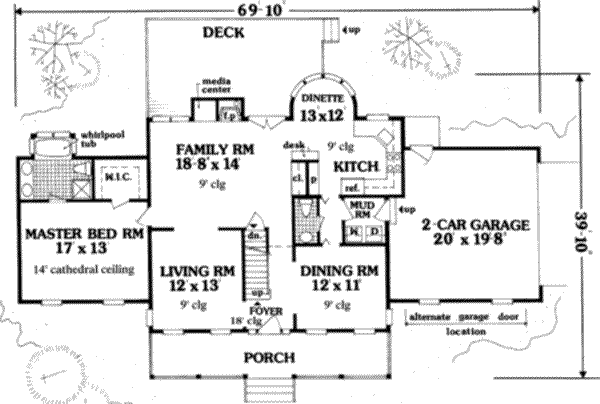 main floor house blueprint