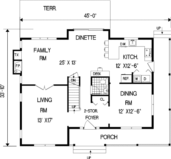 main floor house blueprint