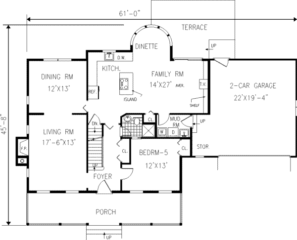 main floor house blueprint