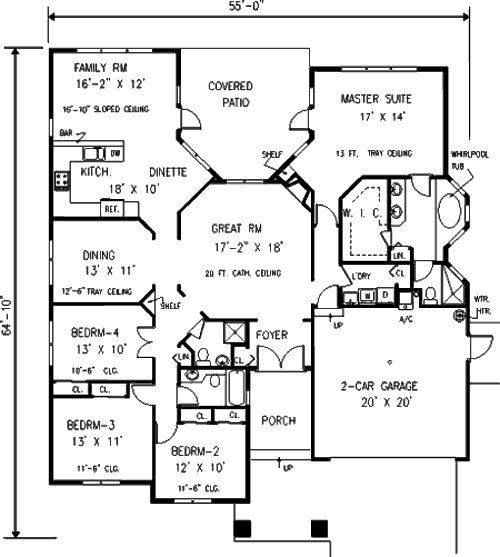 main floor house blueprint