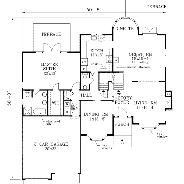 main floor house blueprint