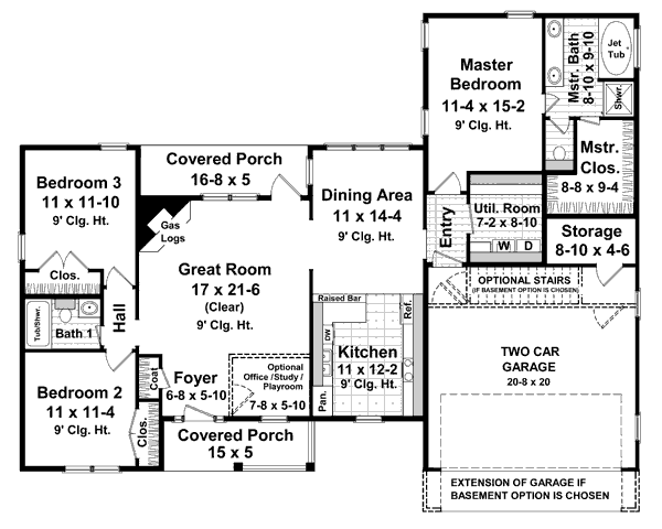 main floor house blueprint