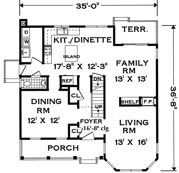 main floor house blueprint