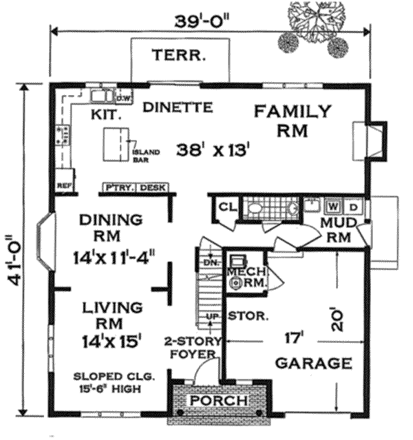 main floor house blueprint