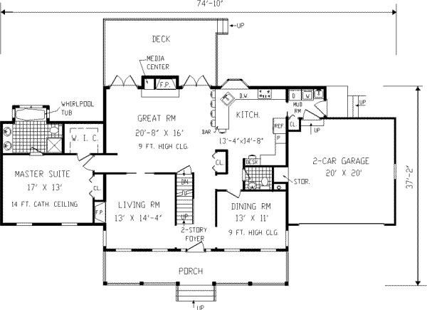 main floor house blueprint