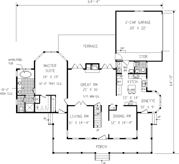 main floor house blueprint