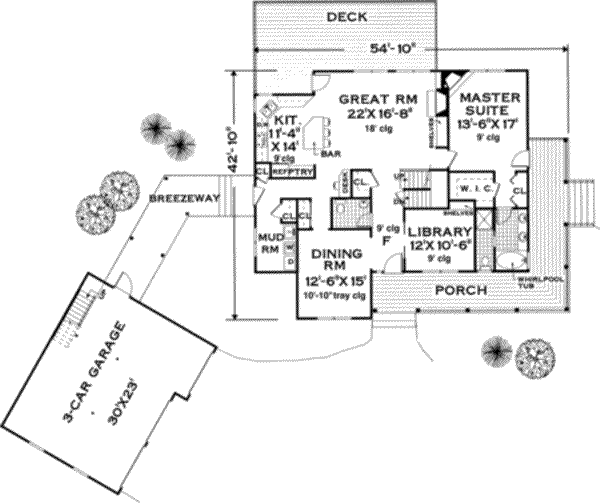 main floor house blueprint