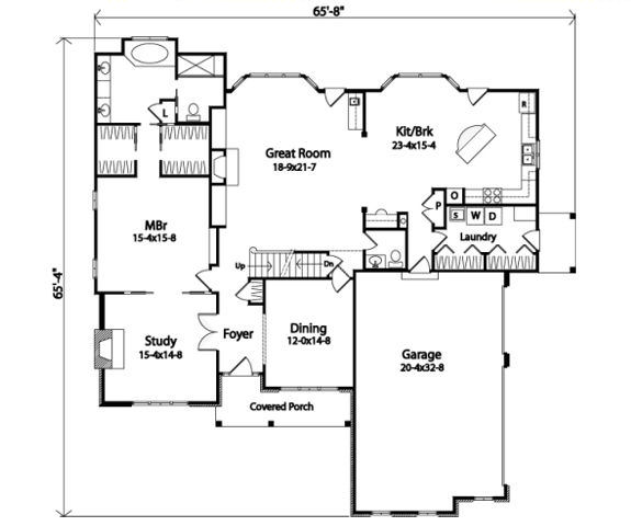 main floor house blueprint