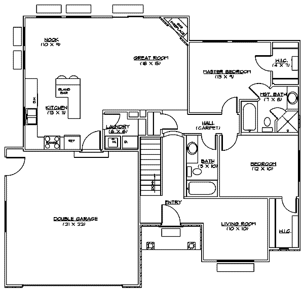 main floor house blueprint