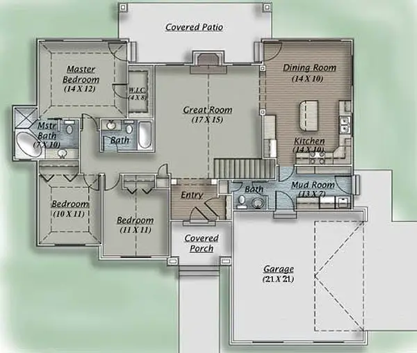main floor house blueprint
