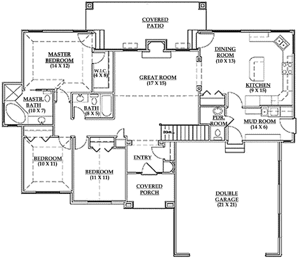 main floor house blueprint