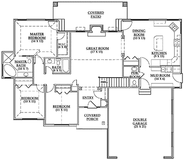 main floor house blueprint