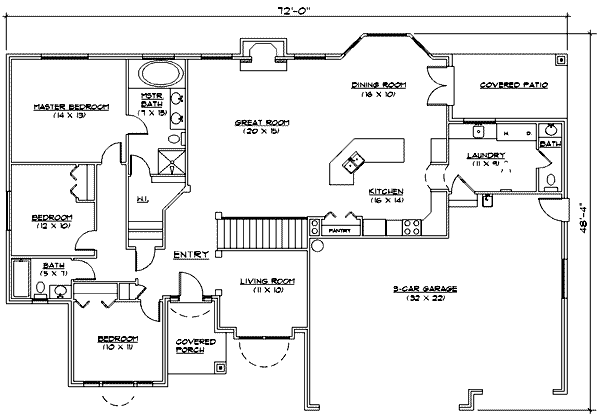 main floor house blueprint