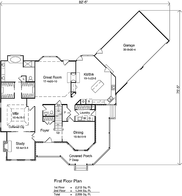 main floor house blueprint